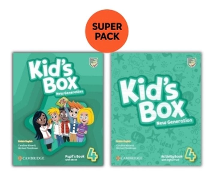 KIDS BOX NEW GENERATION 4 SUPER PACK (SB + WB)