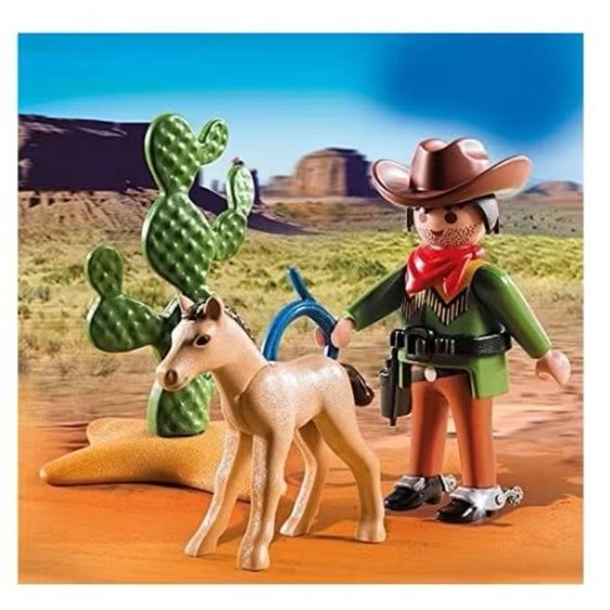Playmobil Special Plus Cowboy Με Πουλάρι 5373
