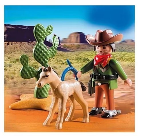 Playmobil Special Plus Cowboy Με Πουλάρι 5373