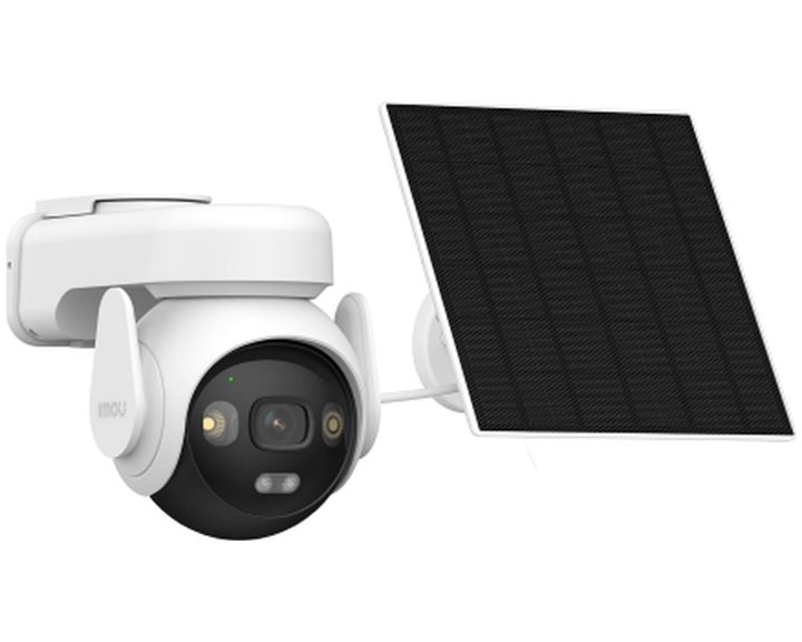 IMOU IP CAMERA AOV PT KIT 4G (WITHOUT SIM) & WIFI IPC-B7ED-5M0TEA-EU/FSP14, OUTDOOR, BATTERY 10.000 mAh, SOLAR PANEL, 1/3'' 5MP CMOS, H.265, DIGITAL ZOOM, NIGHT VISION 25M, IP66, MICRO SD SLOT, PTZ,  MIC & SPEAKER, 2-WAY TALK, SPOTLIGHT & S