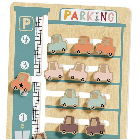 Top Bright Ξύλινο Εκπαιδευτικό Παιχνίδι Parking Challenge 121136