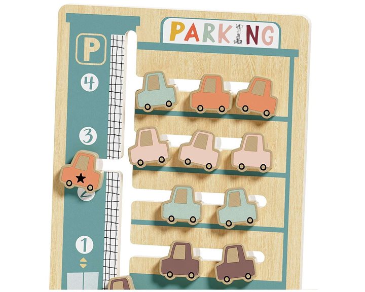 Top Bright Ξύλινο Εκπαιδευτικό Παιχνίδι Parking Challenge 121136