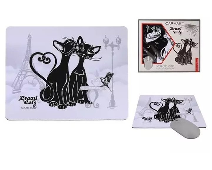 Mouse Pad Carmani Cats in Paris