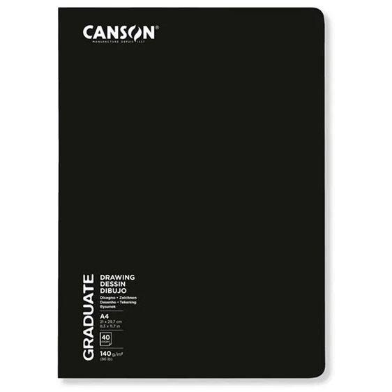 Graduate Canson Booklet A4 140gr 40 pages