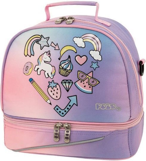 Polo Τσαντάκι Φαγητό Ισοθερμικό Lunch Bug Kid's Fun II Unicorn 971003-8420