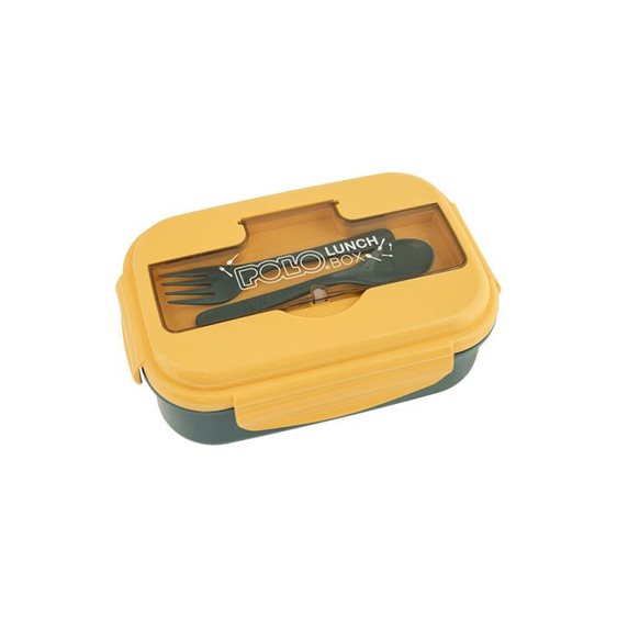 Polo Δοχείο Φαγητού με Διαχωριστικό PP Petrol Lemon Yellow 951038-5870