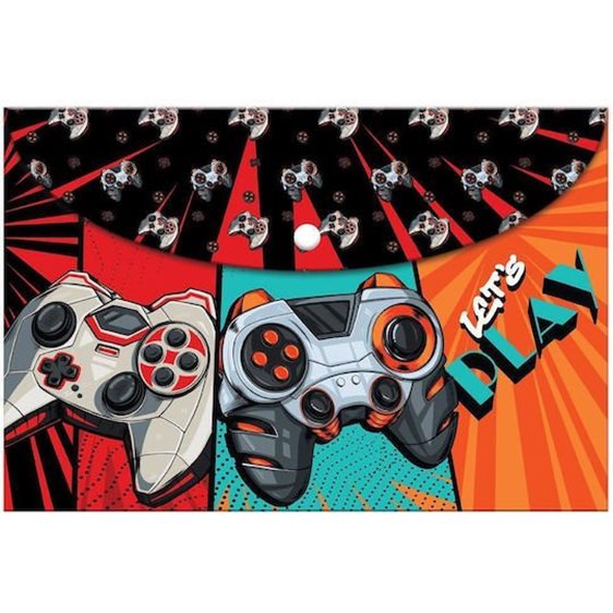 Φάκελος με Κουμπί Must Α4 Game 000586499
