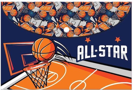 Φάκελος με Κουμπί Must Α4 Basketball 000586503