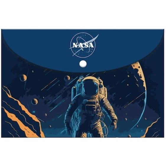 Φάκελος με Κουμπί Must Α4 NASA 000486105
