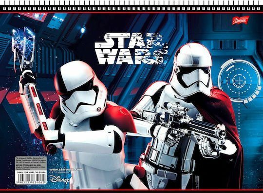 Μπλόκ Ζωγραφικής Salko 23X32 Νο20 40φ. Star Wars