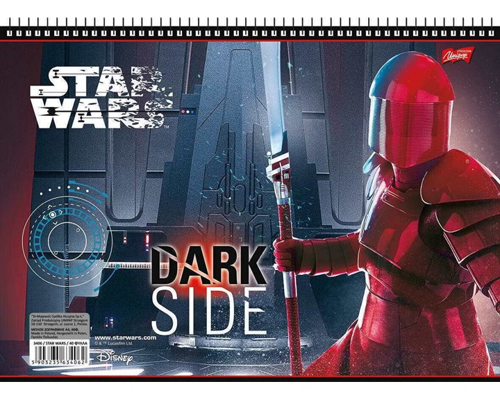 Μπλόκ Ζωγραφικής Salko 23X32 Νο20 40φ. Star Wars