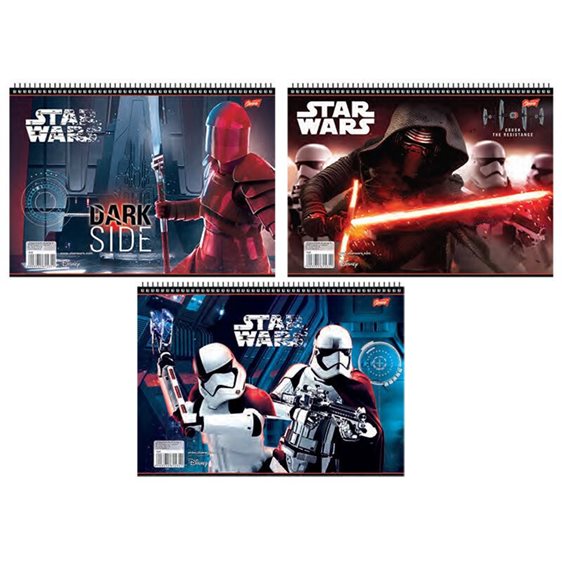 Μπλόκ Ζωγραφικής Salko 23X32 Νο20 40φ. Star Wars