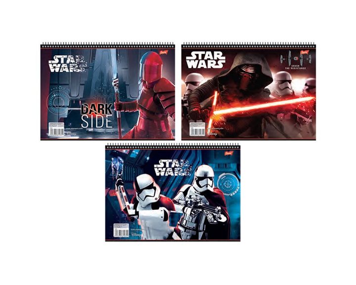 Μπλόκ Ζωγραφικής Salko 23X32 Νο20 40φ. Star Wars