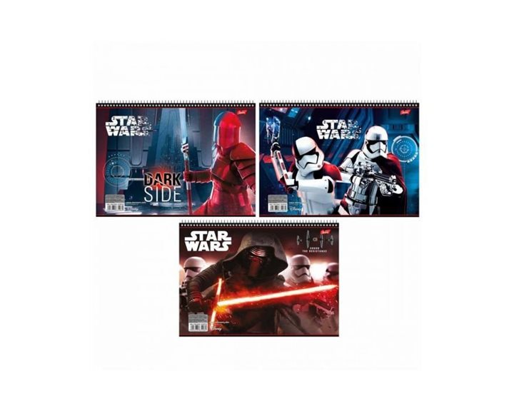 Μπλόκ Ζωγραφικής Salko 23X32 Νο20 40φ. Star Wars