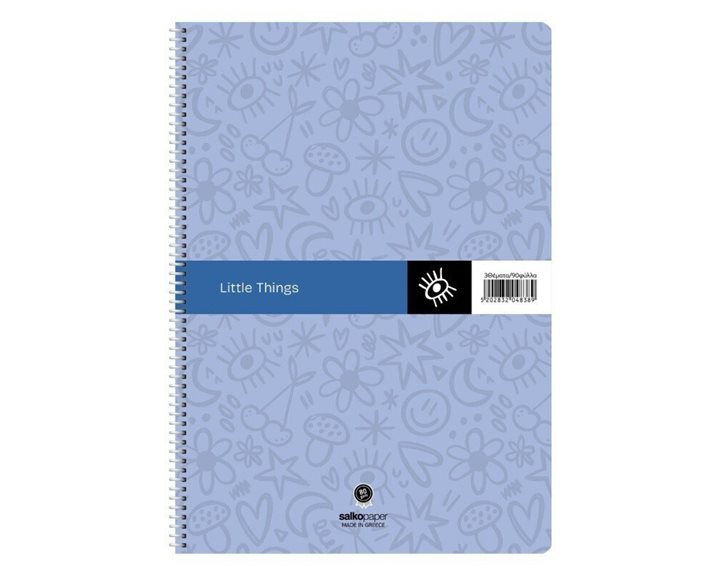 Τετράδιο Σπιράλ 17x25 Salko Little Things 2 Θέμ. 60φ.