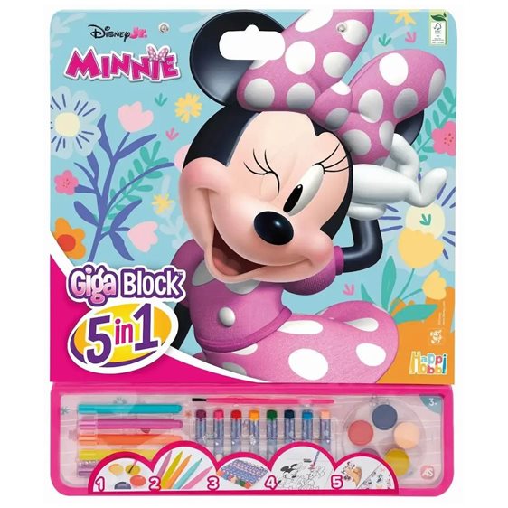 ΣΕΤ ΖΩΓΡΑΦΙΚΗΣ GIGA BLOCK 5 IN 1: MINNIE CUTE