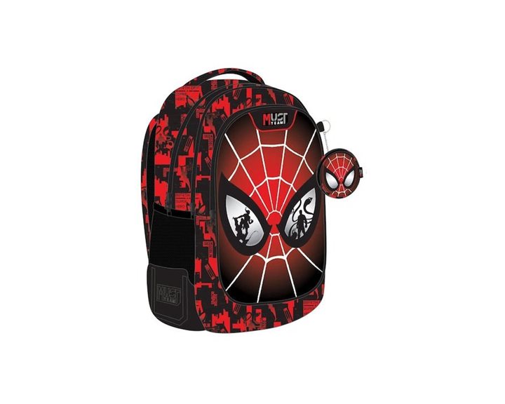 Σακίδιο Πλάτης Must Eternal 32x18x43cm 3 Θήκες Spiderman Eyes 000508498