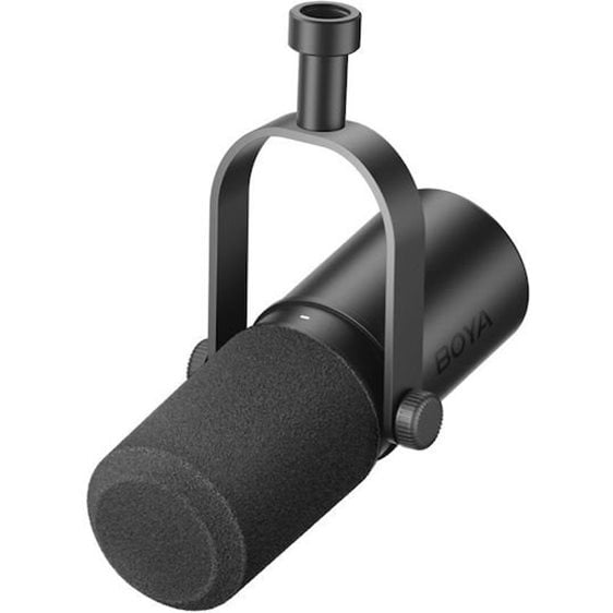 BOYA CastMic P60B - XLR & USB-C Dual-Diaphragm USB Microphone & Arm 24bit 192kHz Plug&Play