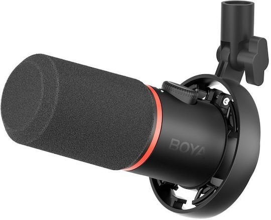BOYA CastMic S60 - XLR & USB-C Broadcasting Microphone, low noise, mute button