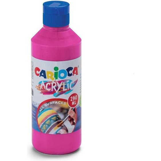 Carioca Ακρυλική Τέμπερα 250ml MAGENTA