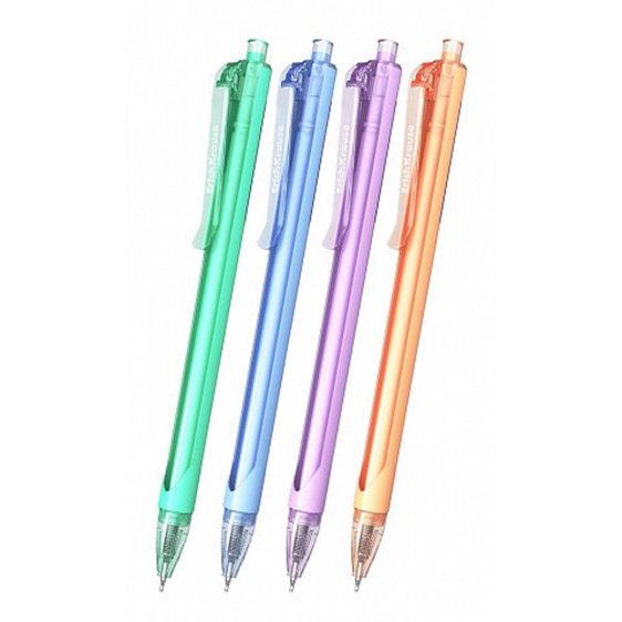 Στυλό ErichKrause Ballpoint Nymph Matic Pastel Bloom 0.7mm Blue 61088