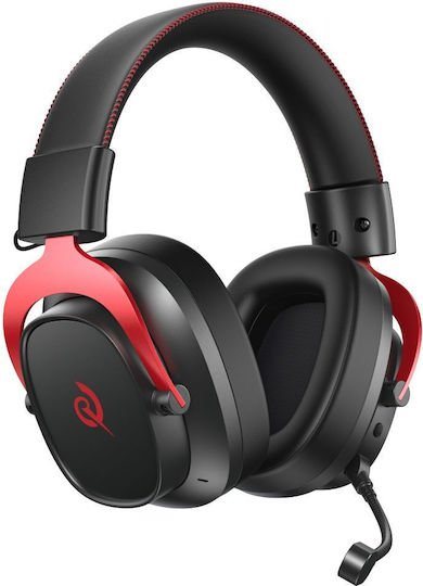 QCY Heroad VT200 Pro Tri-mode Red Wired/Wireless/BT Gaming Headset 53mm Metal Headband PS4/PS5/PC