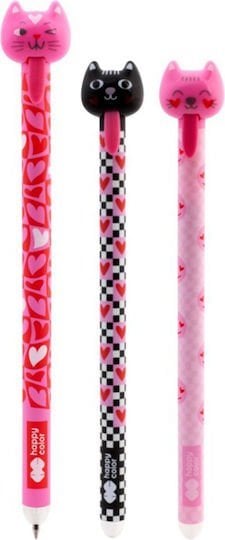 Στυλό Erase Gel Happy Color Love Cats