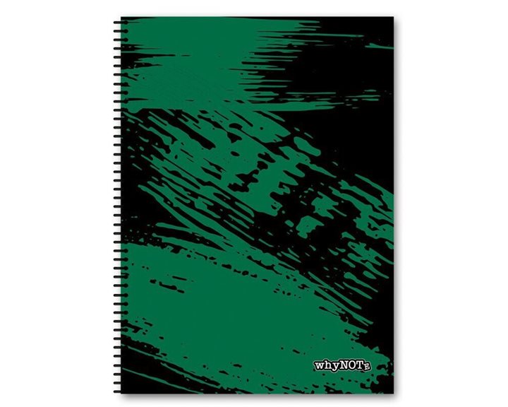 Whynote Τετράδιο Σπιράλ Α4 4θεμ.120φυλ. Abstract