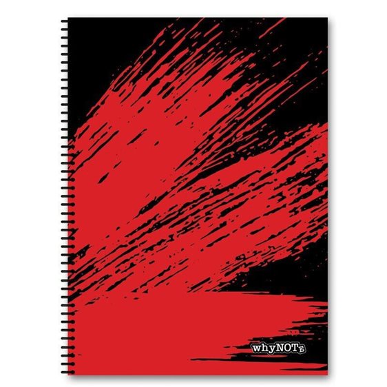 Whynote Τετράδιο Σπιράλ Α4 4θεμ.120φυλ. Abstract
