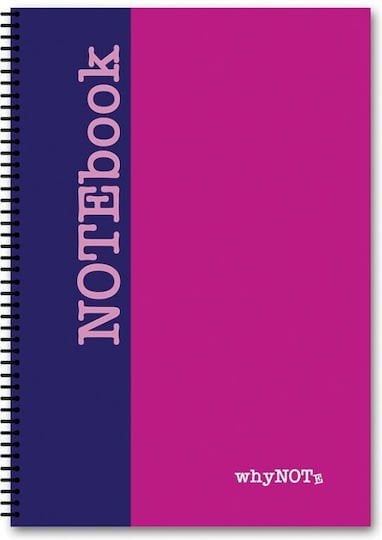 Whynote Τετράδιο Σπιράλ Α4 4θεμ.120φυλ. Dual