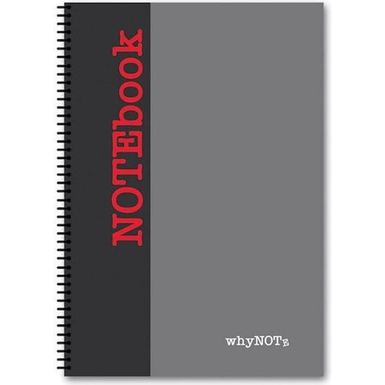 Whynote Τετράδιο Σπιράλ Α4 4θεμ.120φυλ. Dual