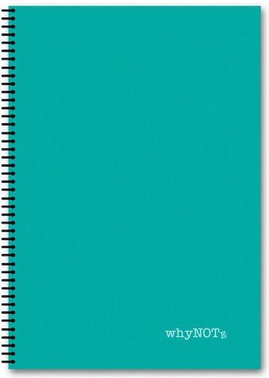Whynote Τετράδιο Σπιράλ Α4 4θεμ.120φυλ. Colours