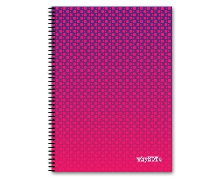 Whynote Τετράδιο Σπιράλ Α4 3θεμ.90φυλ. Pattern