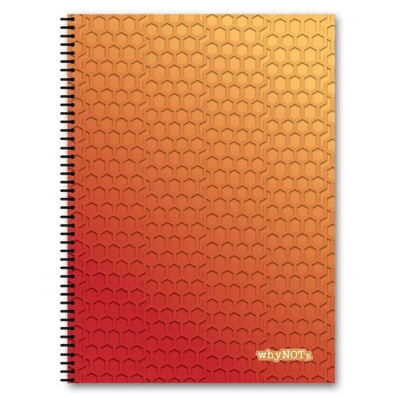 Whynote Τετράδιο Σπιράλ Α4 3θεμ.90φυλ. Pattern