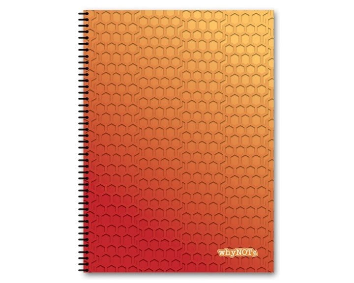Whynote Τετράδιο Σπιράλ Α4 3θεμ.90φυλ. Pattern