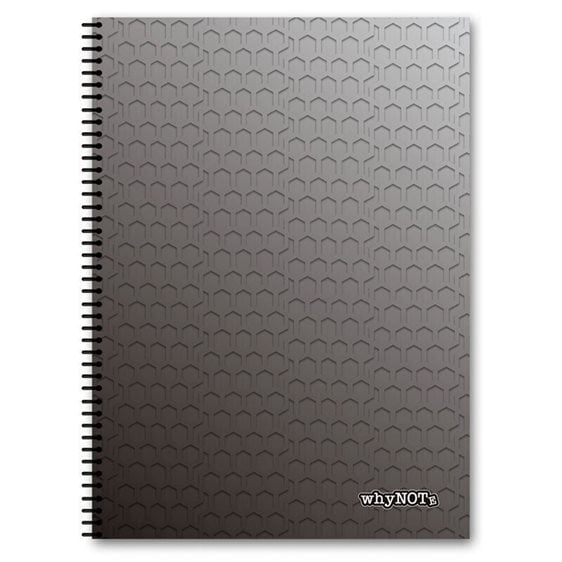 Whynote Τετράδιο Σπιράλ Α4 3θεμ.90φυλ. Pattern