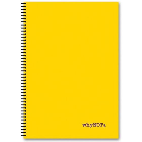 Whynote Τετράδιο Σπιράλ B5 3θεμ.90φυλ. Colours