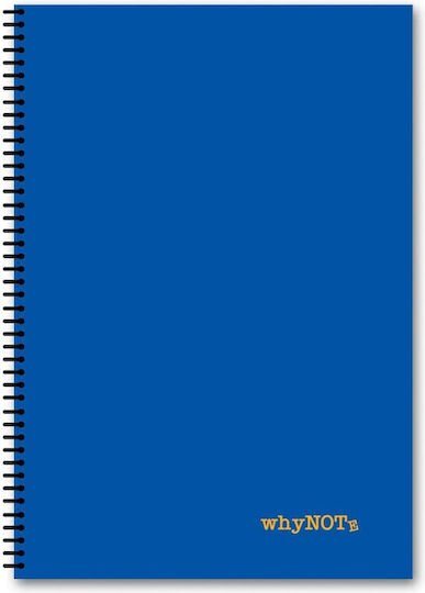 Whynote Τετράδιο Σπιράλ B5 3θεμ.90φυλ. Colours