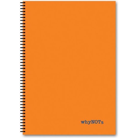 Whynote Τετράδιο Σπιράλ B5 2θεμ.60φυλ. Colours