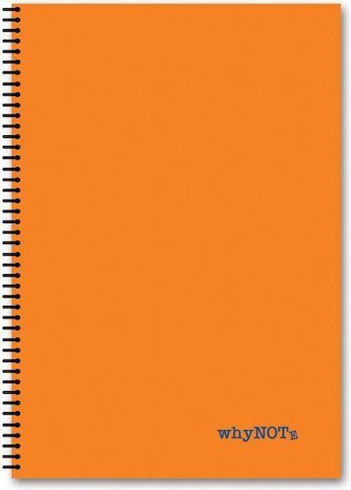 Whynote Τετράδιο Σπιράλ B5 2θεμ.60φυλ. Colours