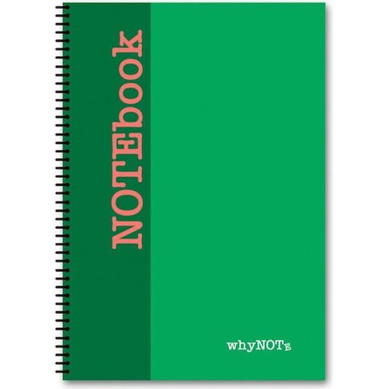 Whynote Τετράδιο Σπιράλ B5 2θεμ.60φυλ. Dual