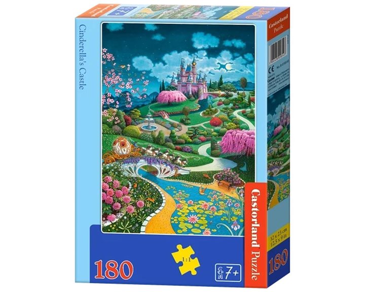 Παζλ Castorland 180τμχ. Cinderella's Castle 32x23cm B-018543
