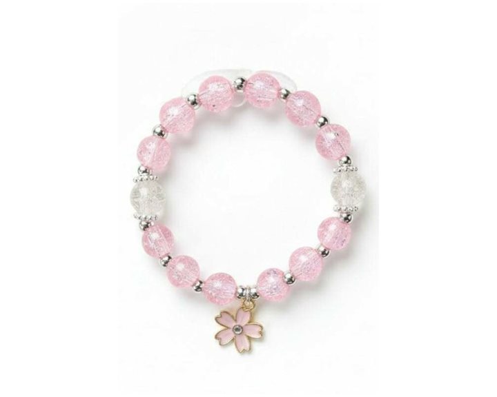 Yuko B Βραχιόλι με Χάντρες Pink Peony BY-500-087