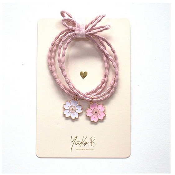 Yuko B Pretty Flowers Λαστιχάκια Μαλλιών YB-500-310