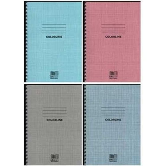 Τετράδιο Σπιράλ 17x25 Salko Colorline 1Θεμα.7851
