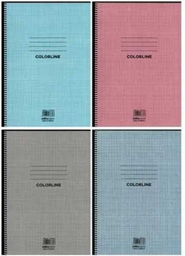 Τετράδιο Σπιράλ 17x25 Salko Colorline 1Θεμα.7851