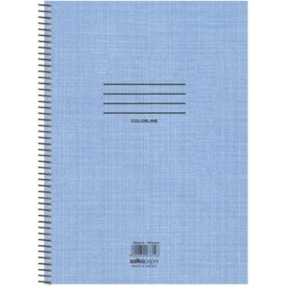 Τετράδιο Σπιράλ 17x25 Salko Colorline 1Θεμα.7851