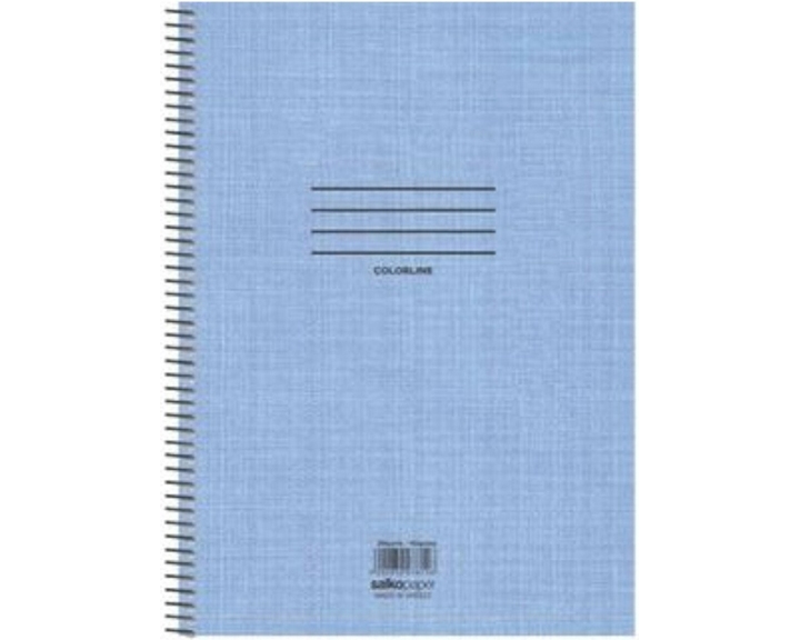 Τετράδιο Σπιράλ 17x25 Salko Colorline 1Θεμα.7851