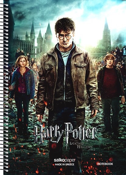 Τετράδιο Σπιράλ 21x29 Salko Harry Potter 4θεμ. 240 Σελ.