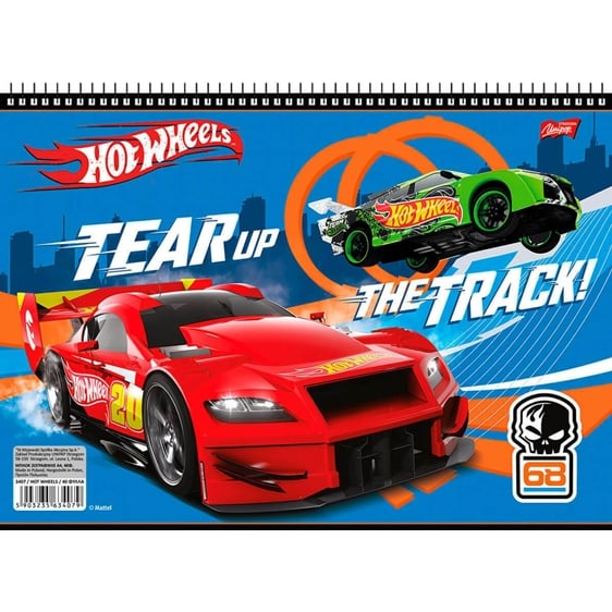 Μπλόκ Ζωγραφικής Salko 23X32 Νο21 40φ. Hot Wheels